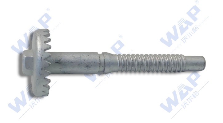 斯堪尼亚-Hero前雾灯调节螺钉M7x67.5（带齿盘,螺距1.7）（10107218）