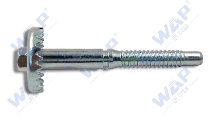 虎V升级前组合灯调节螺钉M7x80.4(粗牙,螺距1.7,带齿盘)（10107117）