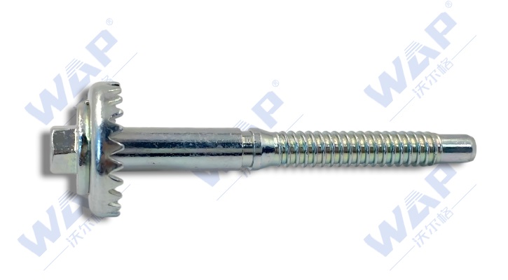 欧马可小卡SM2前组合灯调节螺钉（带齿盘）M7x80（螺距1.7）（10107153）