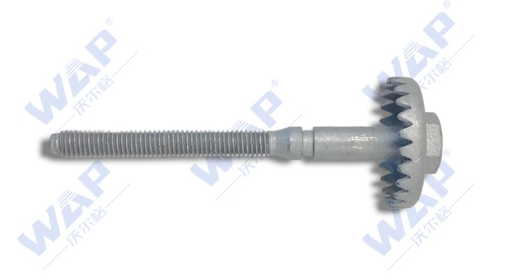 V1图雅诺前组合灯齿轮调节螺丝 短