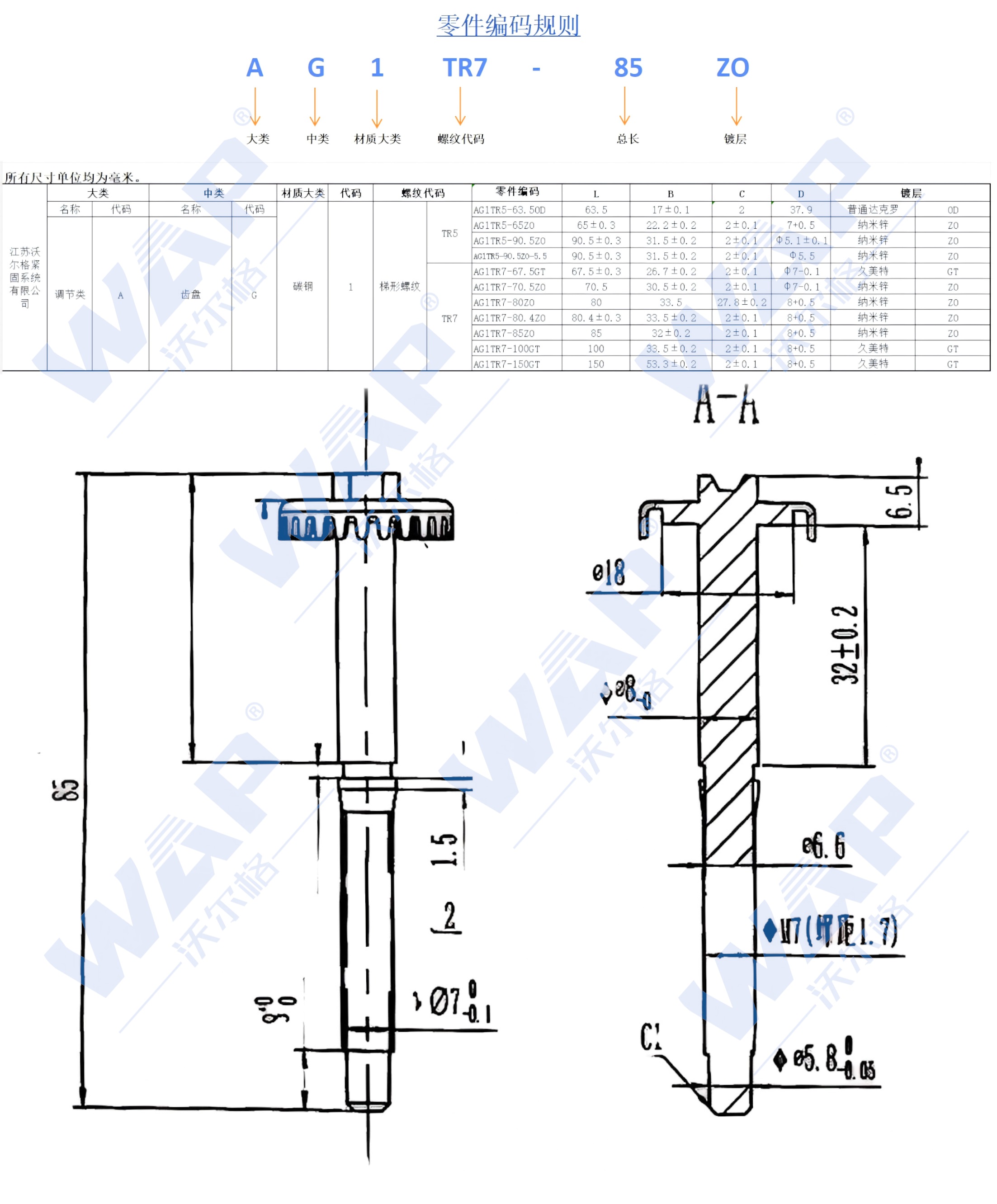 D320前组合灯总成调节螺钉M7&times;85（带齿盘、螺距1.7）（10107185)详情_看图王.jpg